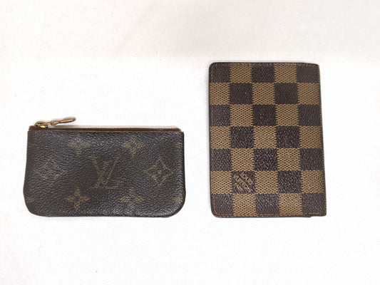 LOUIS VUITTON Key Case/Pass Case 2-Piece Set Card Case, Pass Case, Business Card Holder