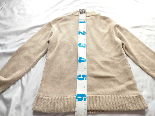 BURBERRY Black Label Nova Check Knit Zip-Up Top