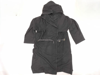 Yohji Yamamoto Ys Wool Coat in Black
