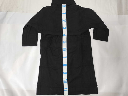 Yohji Yamamoto Ys Wool Coat in Black