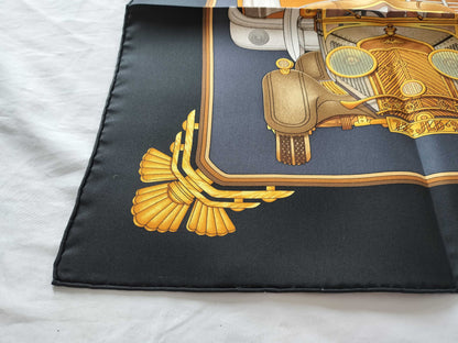HERMES Carré Automobile St. Christophe and Lenfan Jesus Scarf