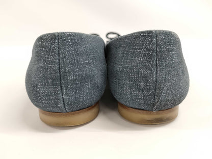 Salvatore Ferragamo denim pumps