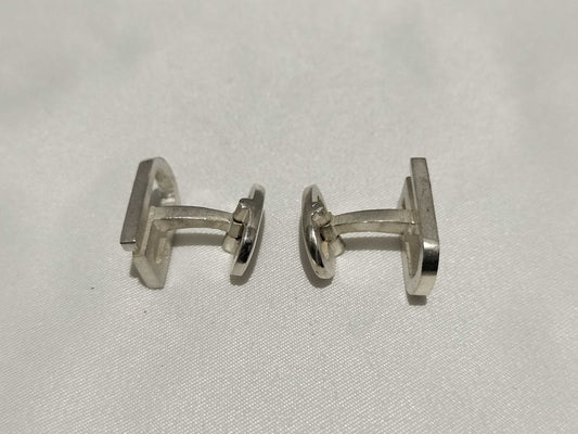 GUCCI 925 Cufflinks Logo Tie Clip/Cufflinks
