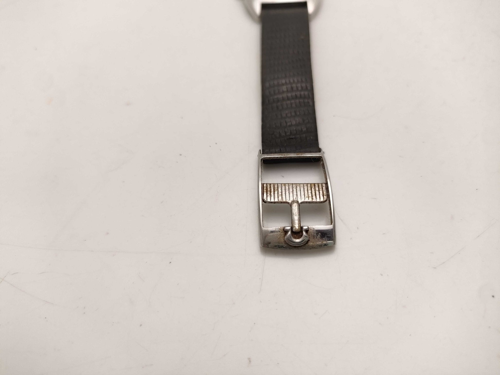 OMEGA De Ville Silver Dial Stainless Steel x Leather/Hand-Wound Women's Watch