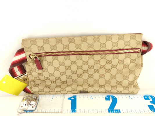 GUCCI GG Canvas Waist Pouch 28566 492783 Waist Bag Waist Bag