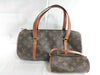 LOUIS VUITTON Monogram M51385 Papillon 30 Handbag with Pouch