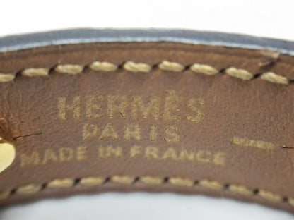 HERMES Chaine d'Ancre Leather Bangle Bracelet/Bangle