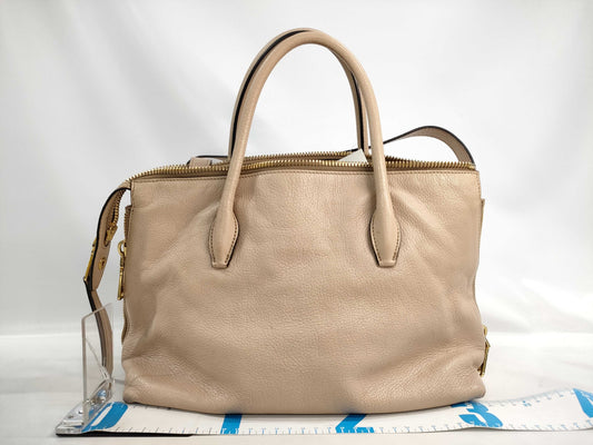 Miu Miu 2-Way Leather Shoulder Bag/Handbag