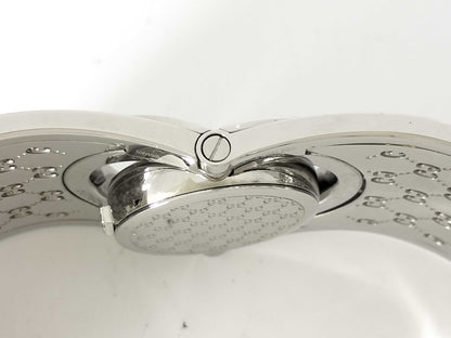 GUCCI 1.12 11398409 Toile Bezel Diamond Bangle Watch Women's Watch