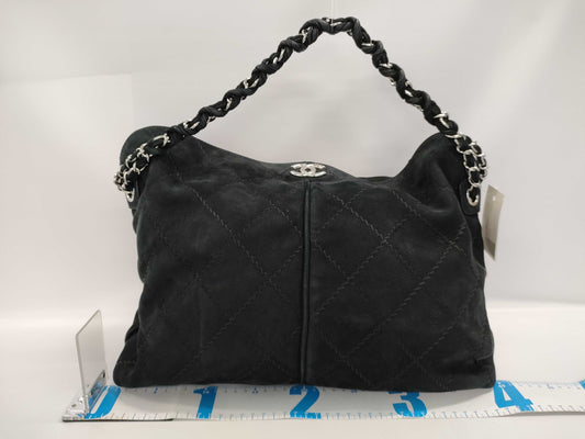 CHANEL Suede Chain Shoulder Bag with Coco Mark 17354905