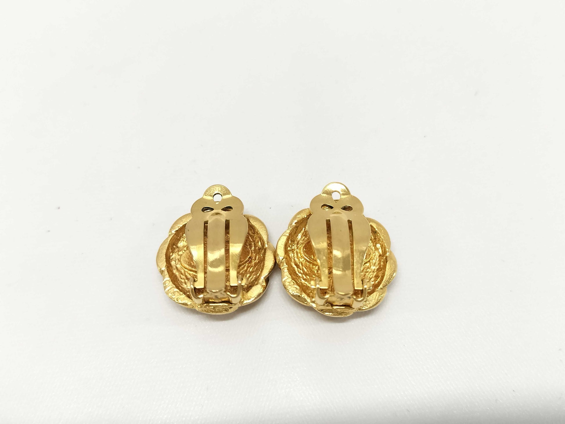 CHANEL Earrings Coco Gold Accessory Vintage Earrings