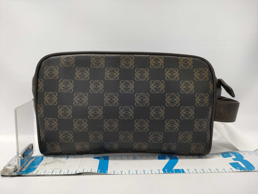 LOEWE Anagram PVC Second Bag Black Handbag