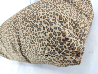 BOTTEGA VENETA Leopard Print Nylon Hand Tote Bag