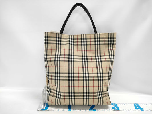 BURBERRY Nova Check Tote Bag