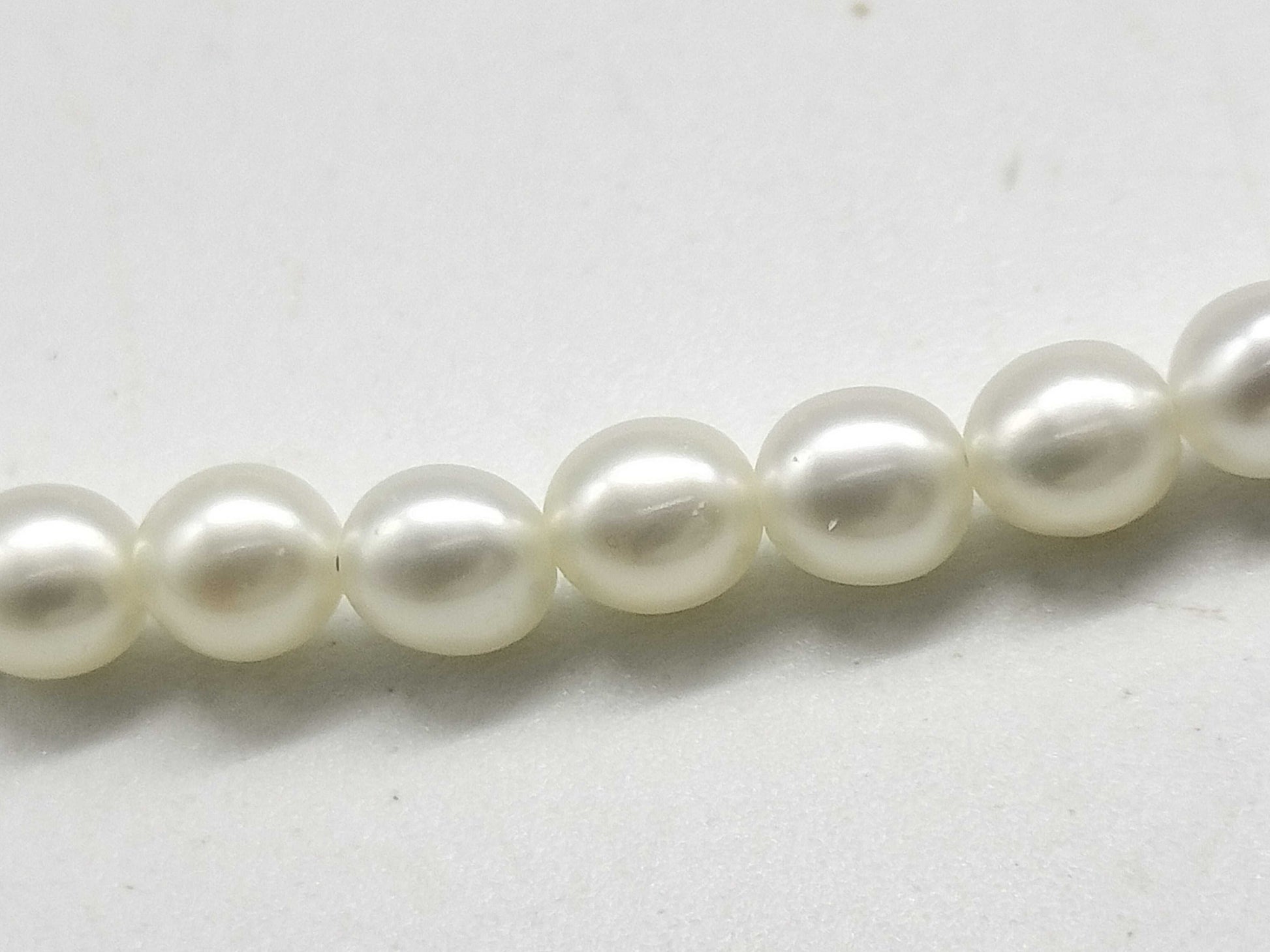 Pearl diameter: Approx. 3.3mm/4.4mm, K18/METAL, 11.6g, Necklace 