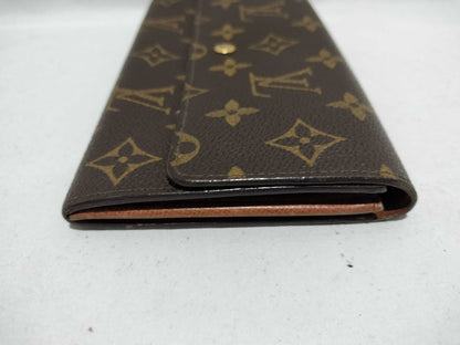 LOUIS VUITTON Monogram Old Portefeuille Sarah Wallet