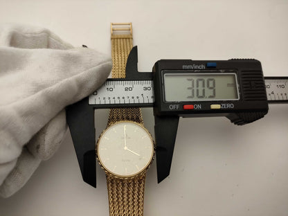 OMEGA Devil Mesh Bracelet GP Quartz Women's Watch