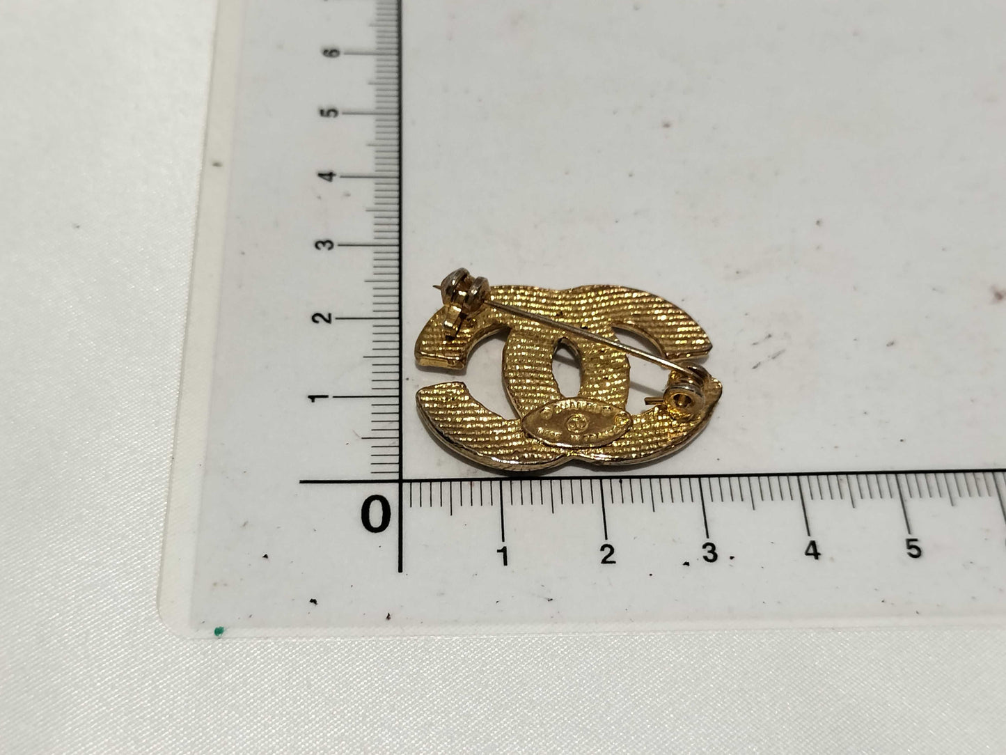 CHANEL Coco Mark Brooch/Coco Mark/Rhinestone/Stone Missing Brooch