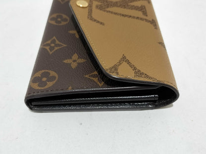 LOUIS VUITTON Monogram Giant Reverse M80726 Portefeuille Sarah Wallet