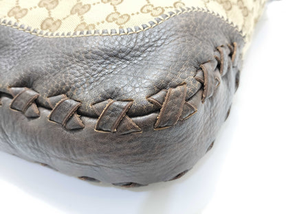 GUCCI GG Canvas New Jackie Fringe 2-Way Shoulder Bag