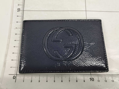 GUCCI Patent Leather Card Case, Card Case, Pass Case, Business Card Case