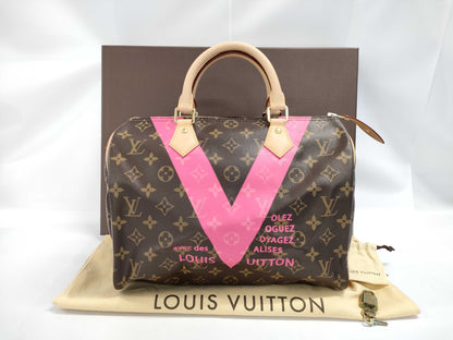 LOUIS VUITTON Monogram M41533/DU1105 V-Line Limited Edition Handbag