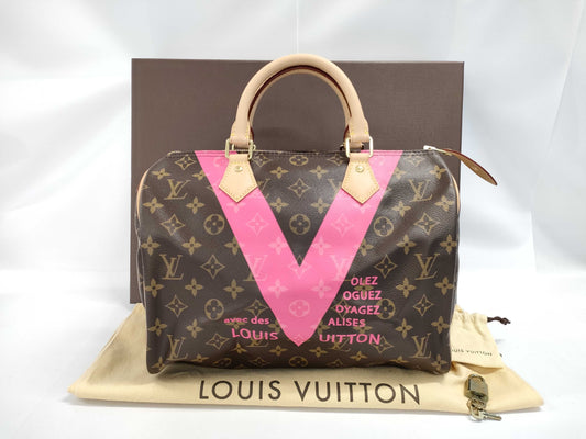 LOUIS VUITTON Monogram M41533/DU1105 V-Line Limited Edition Handbag