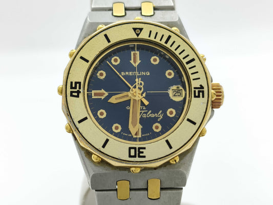 BREITLING Tabary 80790 15253 Quartz Blue Dial Unoperated Women's Watch