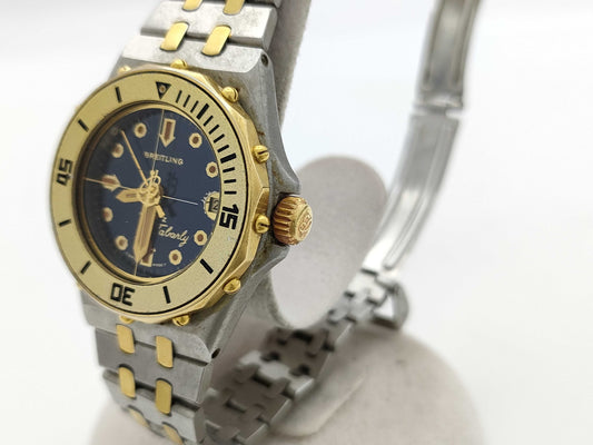 BREITLING Tabary 80790 15253 Quartz Blue Dial Unoperated Women's Watch