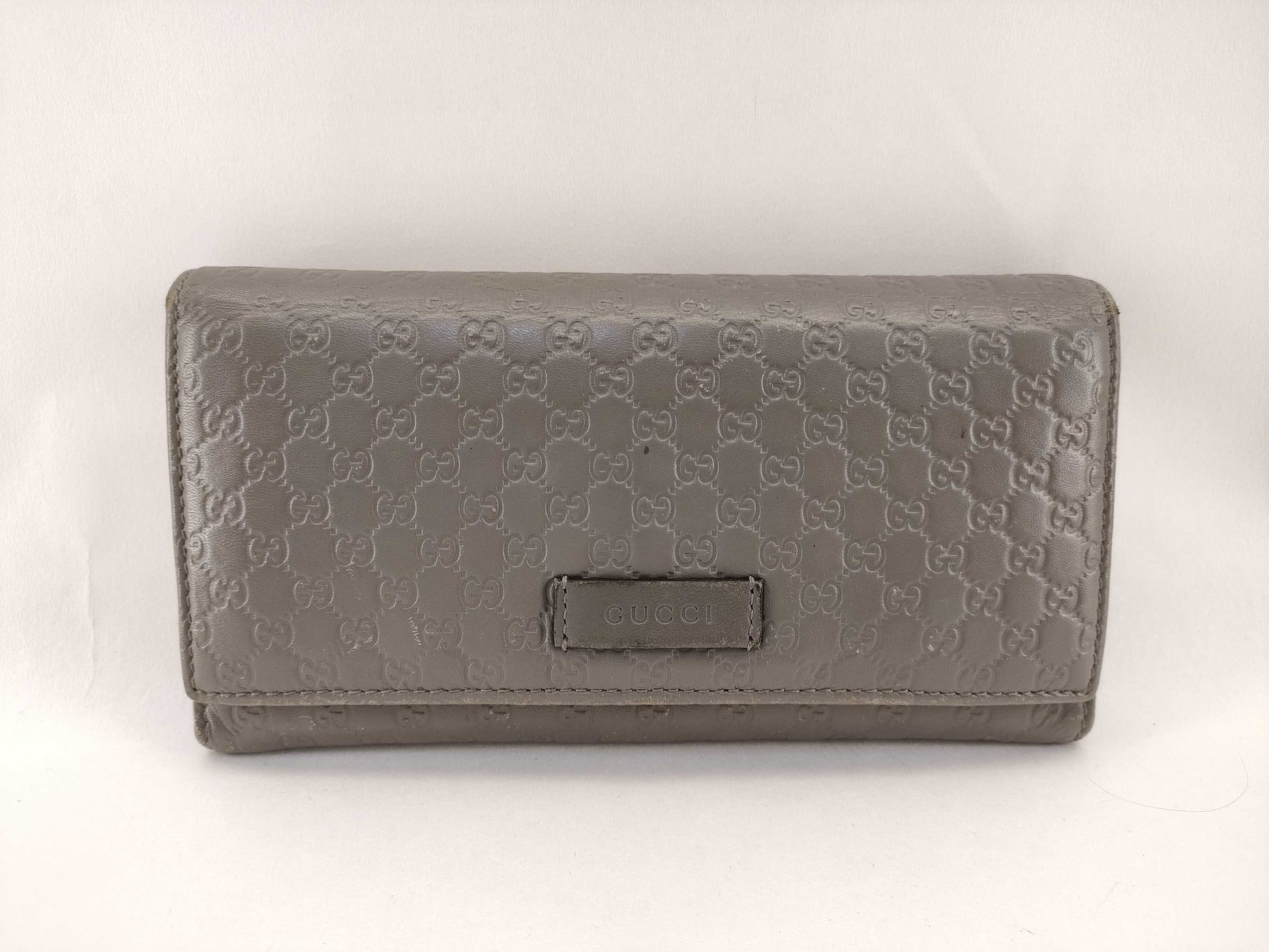 GUCCI Guccissima Micro Gucci Wallet