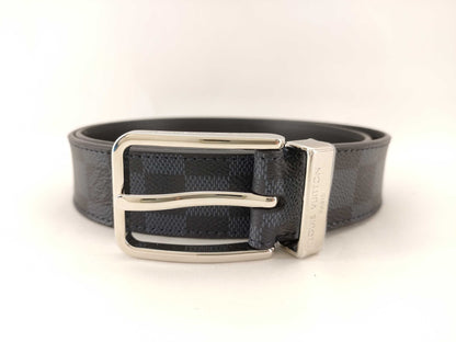 LOUIS VUITTON Damier Graphite Santur Belt M6067 Belt