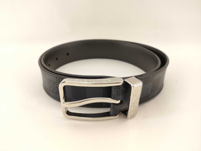 LOUIS VUITTON Damier Graphite Santur Belt M6067 Belt
