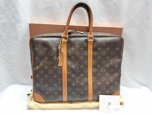 LOUIS VUITTON Monogram Porte-Document Voyage M53361 Business Bag
