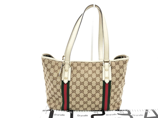 GUCCI GG Canvas Tote 137396/205027 Handbag