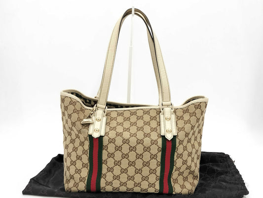 GUCCI GG Canvas Tote 137396/205027 Handbag