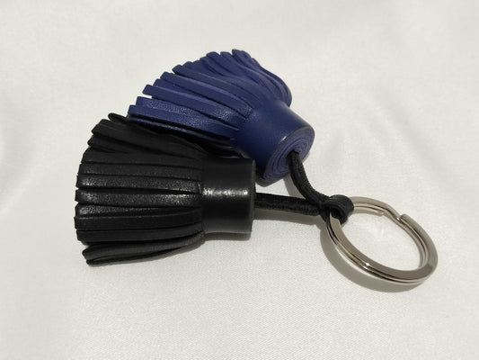 HERMES Carmen Key Ring Fringe Keychain Charm
