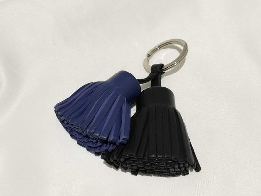 HERMES Carmen Key Ring Fringe Keychain Charm