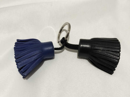 HERMES Carmen Key Ring Fringe Keychain Charm