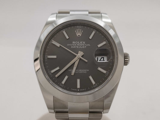 ROLEX 126300 42C1S389 Slate Dial Men's Watch