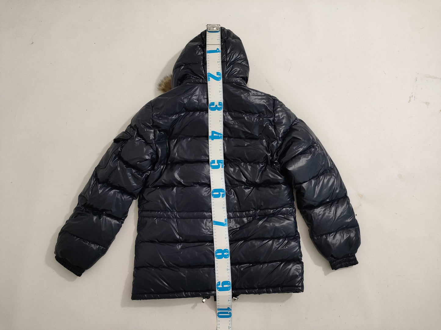 MONCLER down jacket with fur