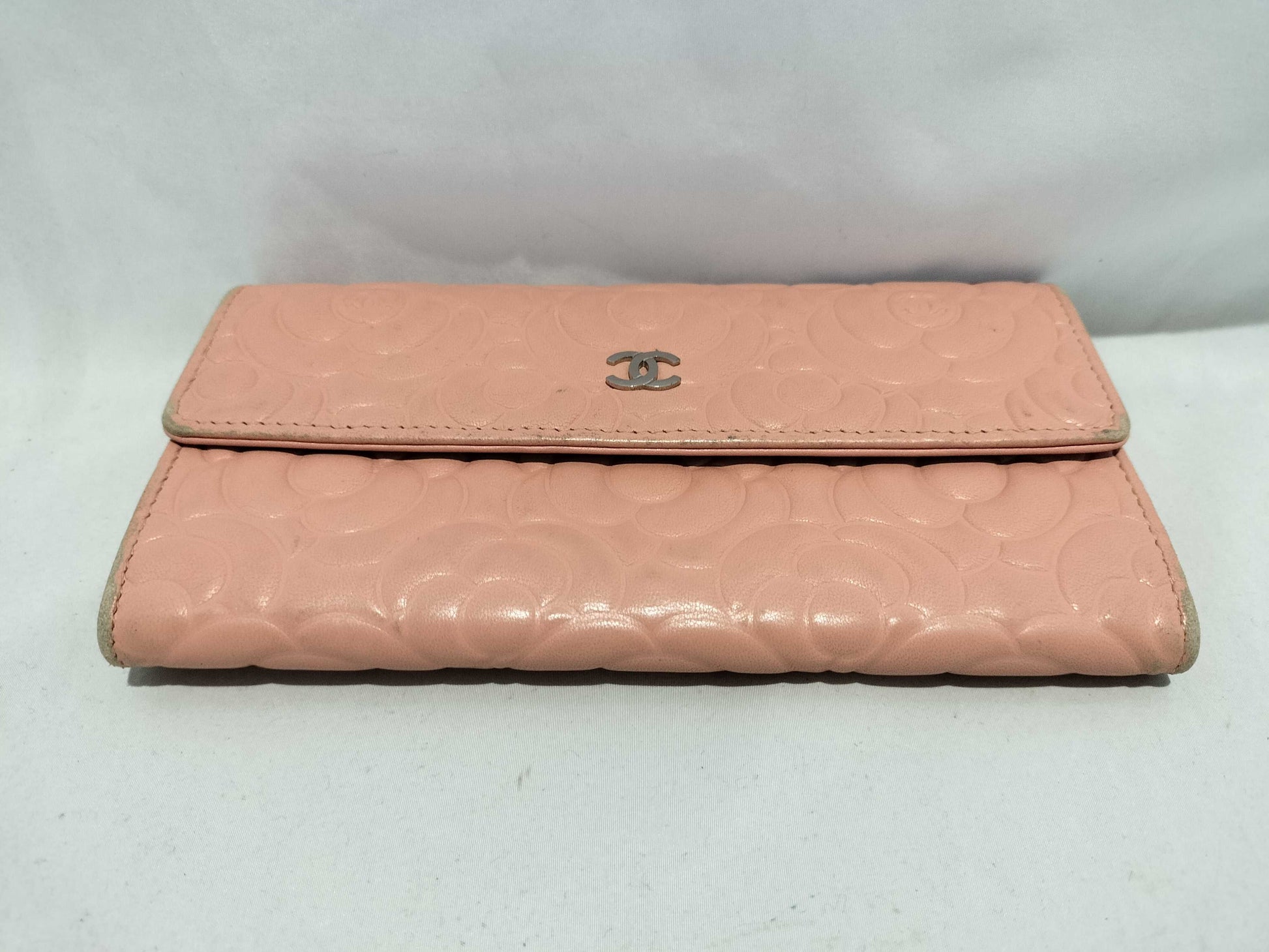 CHANEL Camellia Long Wallet