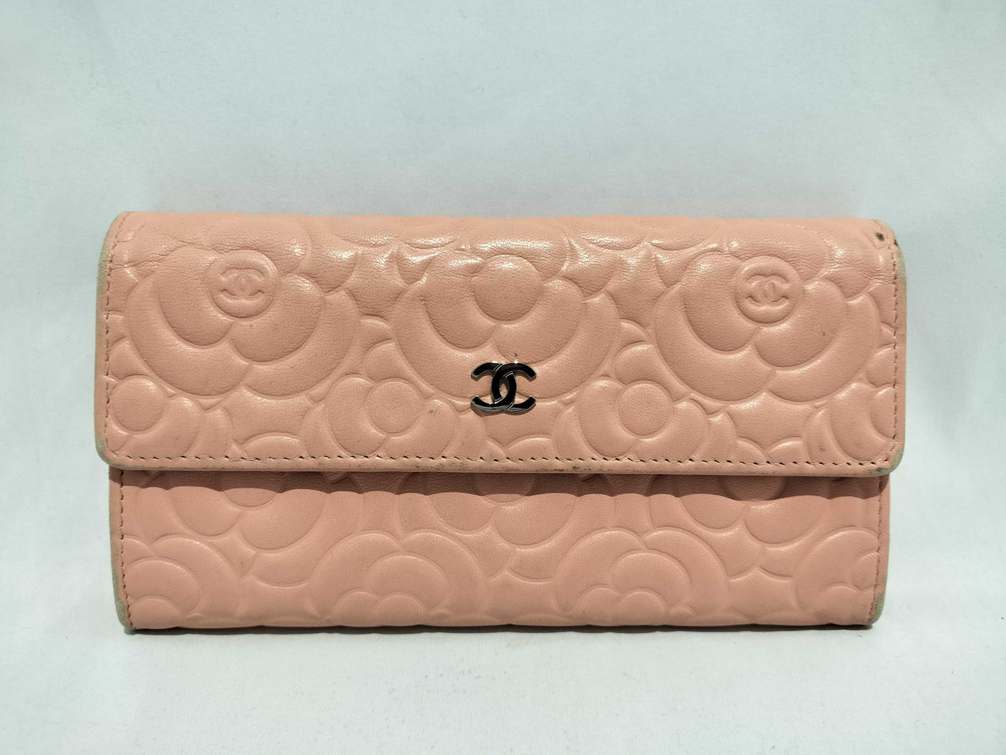 CHANEL Camellia Long Wallet