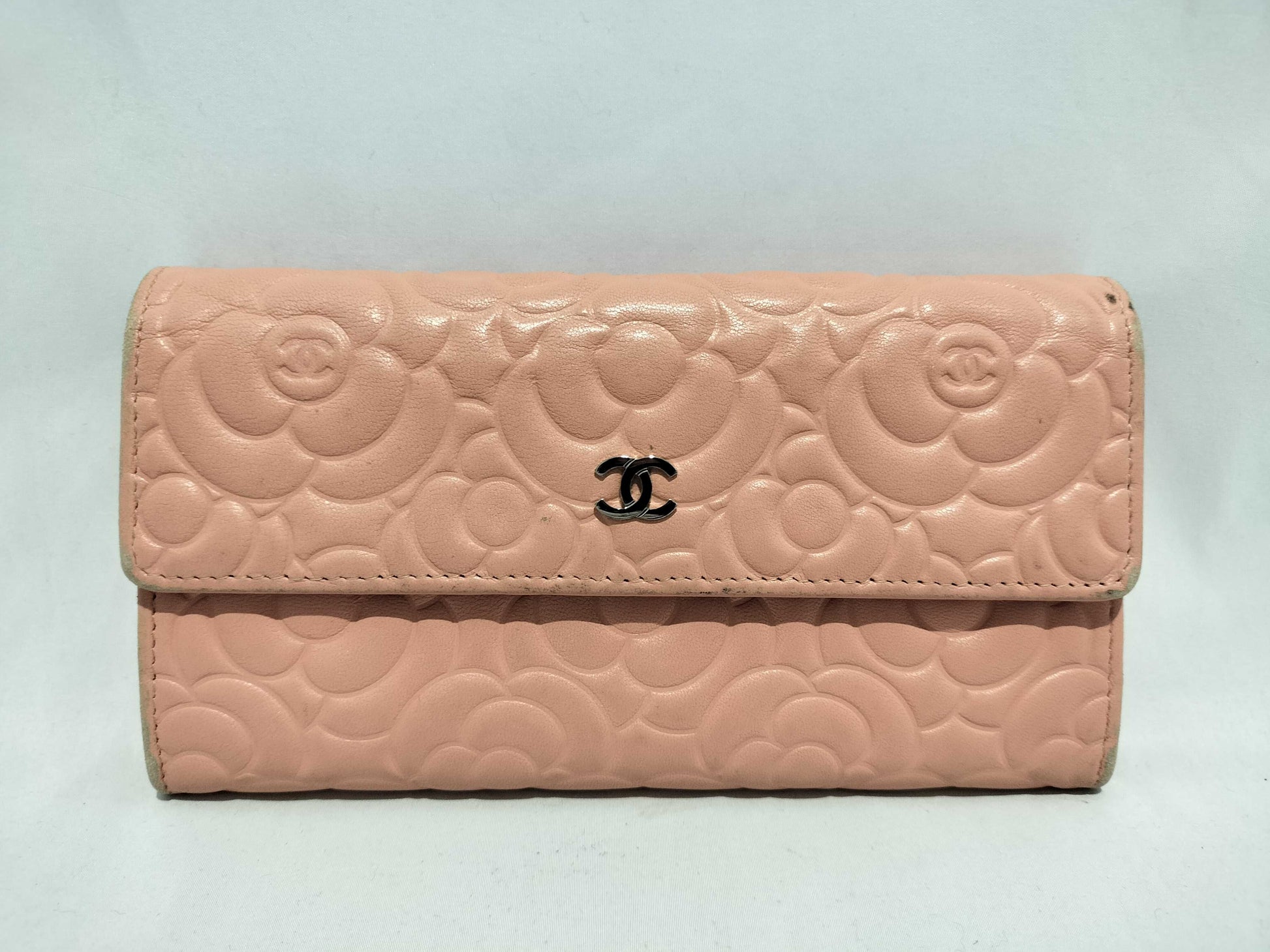 CHANEL Camellia Long Wallet