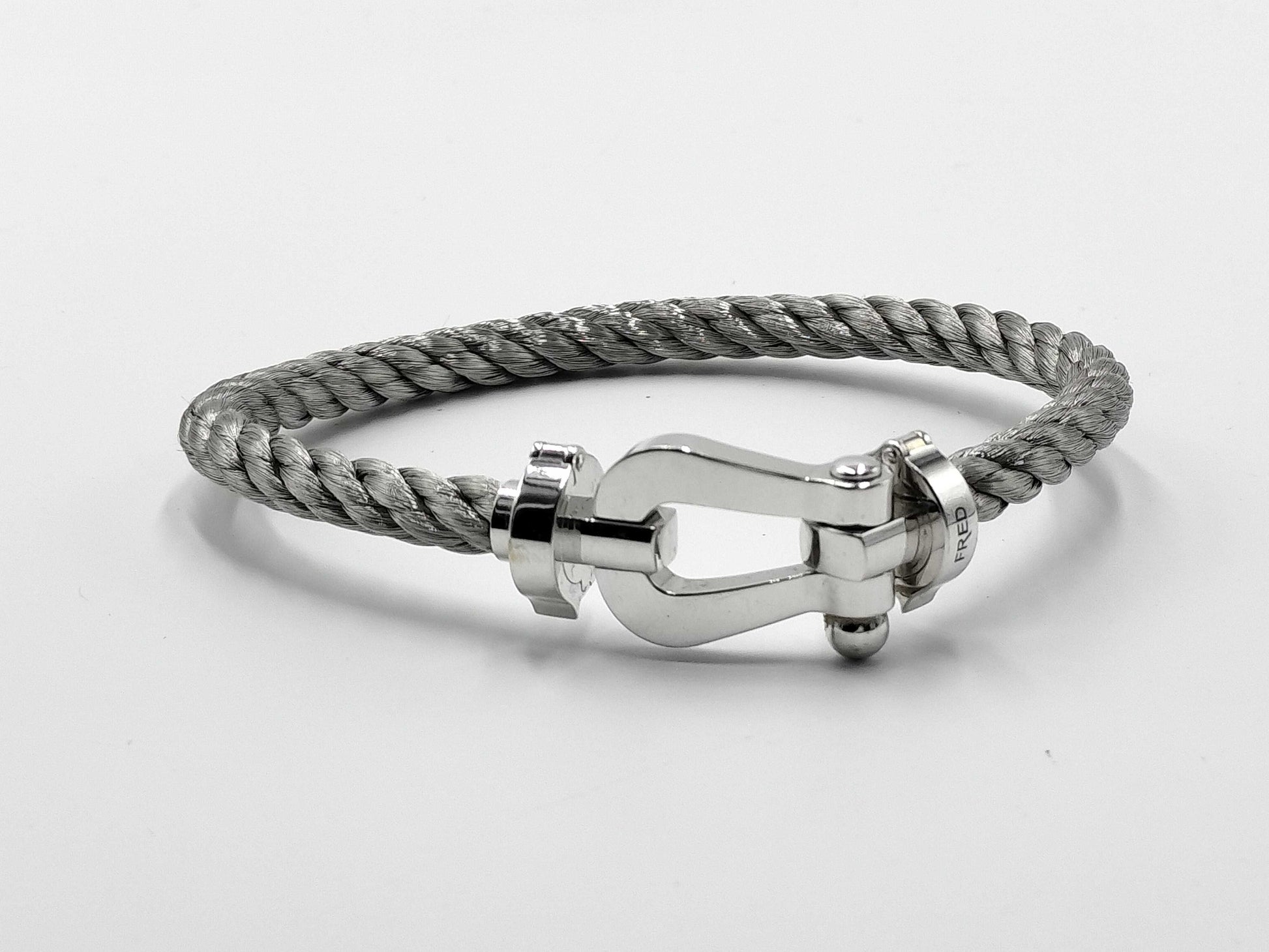 FRED Force 10 Large WG AU750/SS 20.3g Bracelet/Bangle 