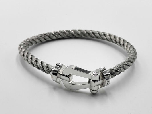 FRED Force 10 Large WG AU750/SS 20.3g Bracelet/Bangle 