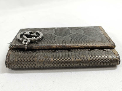 GUCCI 6-ring key ring/pass case set Key case/key holder