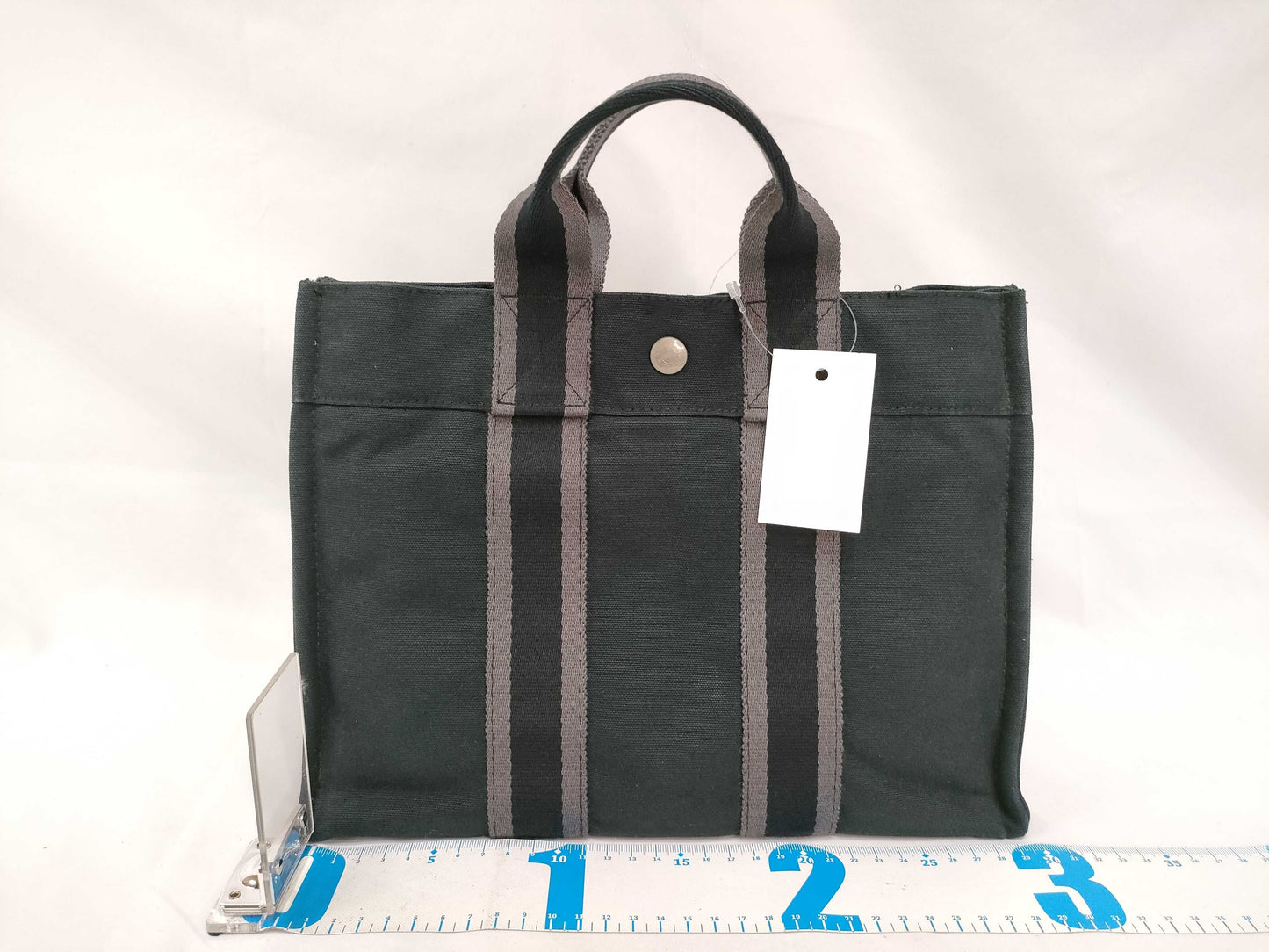 HERMES Foulet Black Handbag