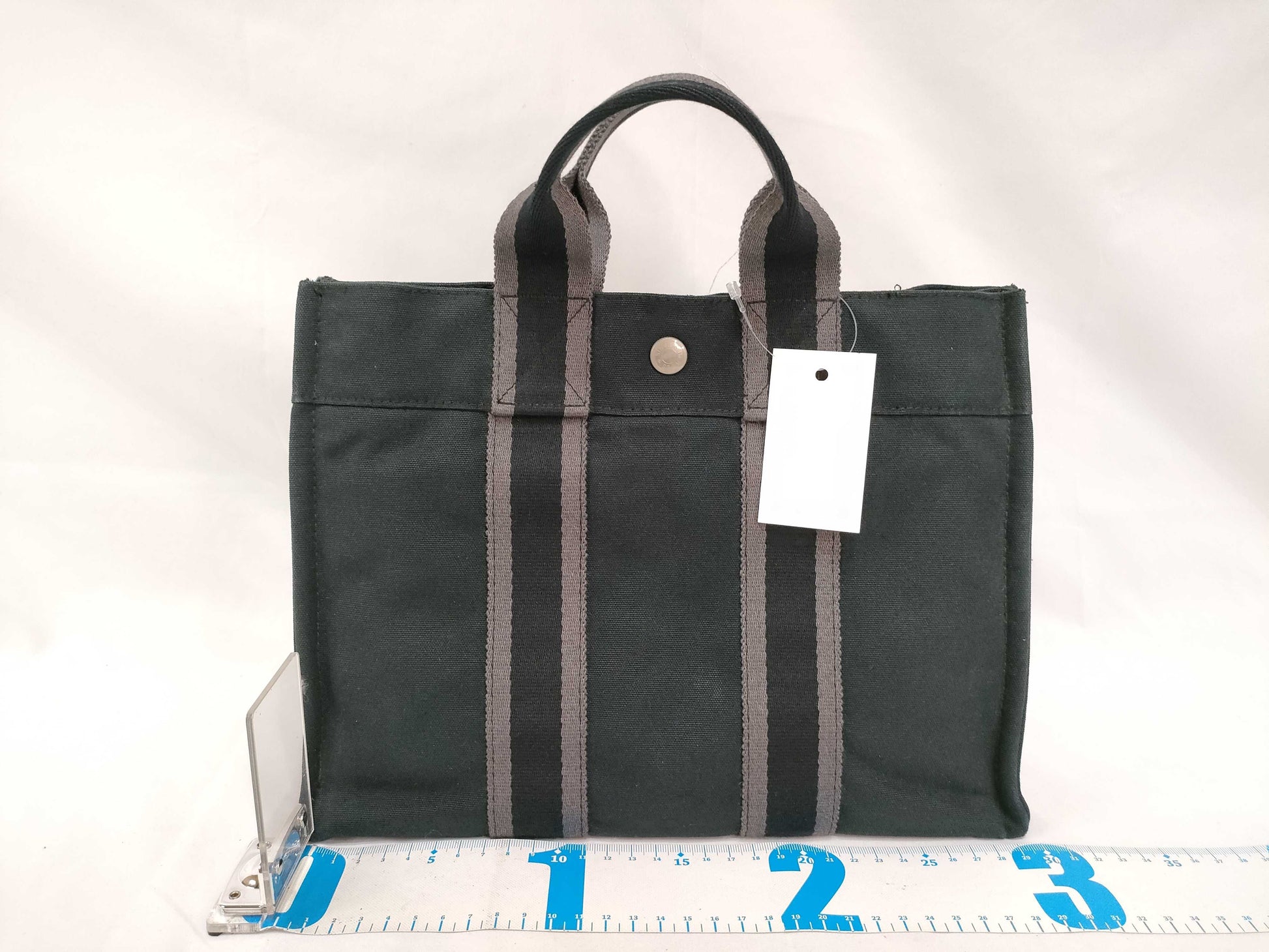 HERMES Foulet Black Handbag