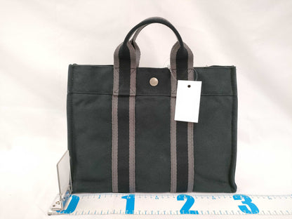 HERMES Foulet Black Handbag
