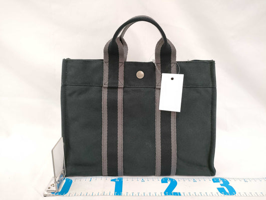HERMES Foulet Black Handbag